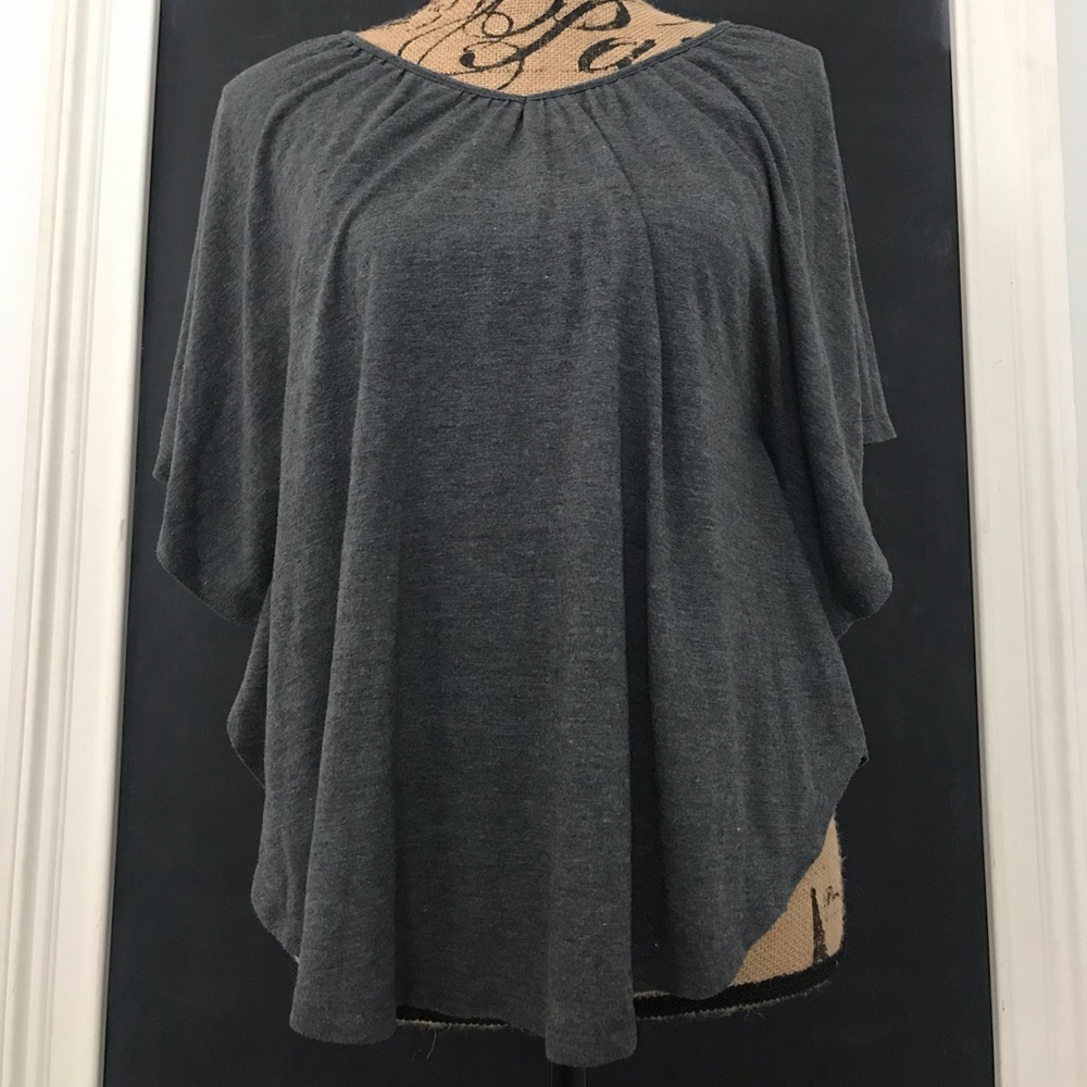 Women’s Grey Tunic Top Mudd